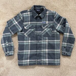 Patagonia Men's Insulated Organic Cotton Flannel Shirt Jacket
